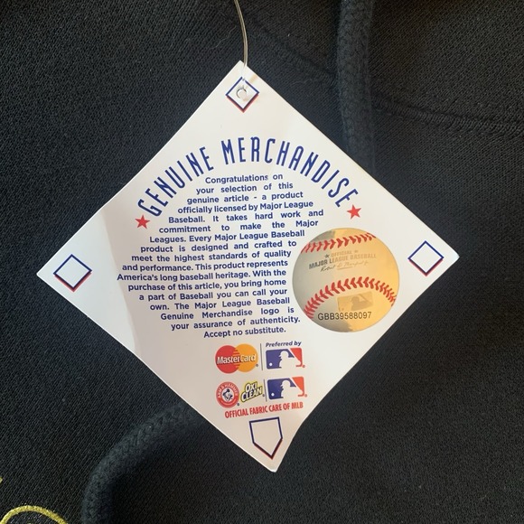 San Francisco Giants Hoodie Mens 3XL Black MLB Dugout Store Logo Sweatshirt NWT - Picture 2 of 9